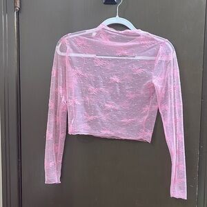 Sheer Aerie for fitting long sleeve